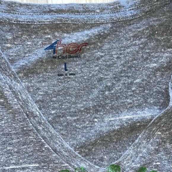 NFL 4 Her By Carl Banks Seattle Seahawks Women's LG V-neck Graphic T-shirt - Picture 3 of 4